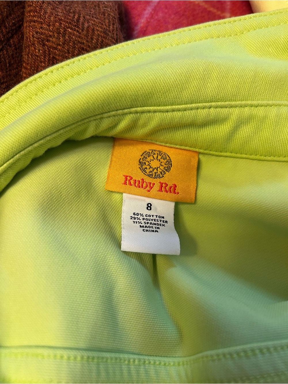 Light πβπ© Lime Green Women's Classic Denim Jacket - Picture 5 of 10